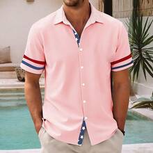 America's 250th Anniversary Independence Day Men's American US Flag Patriotic Fourth Of July Shirt Summer Shirt Button Up Shirt Short Sleeve Fashion Casual Holiday Summer Spring Turndown 3D Print - A508D-AL25282 - 查看 4