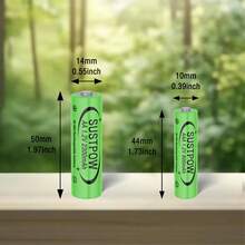 Combo de baterías recargables AA/AAA Ni-MH - 2300mAh AA y 800mAh AAA, aptas para cámaras, afeitadoras, despertadores - Ver 3