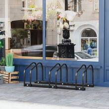 HOMCOM Suportes e racks para bicicletas - Preto - Ver 1