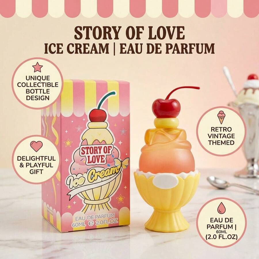 Story of Love ANNA Sundae Eau De Toilette - 花卉印花 - 查看 1