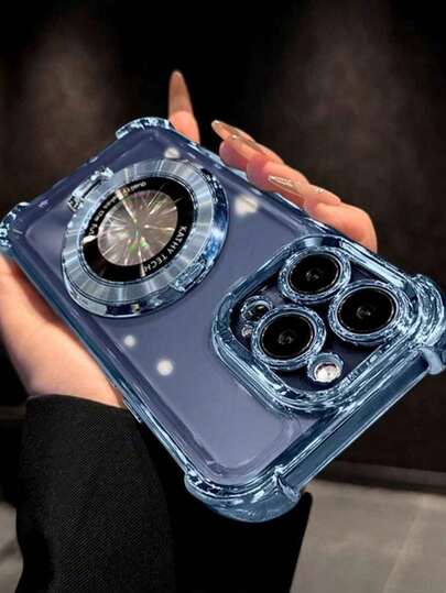 （下单即送挂绳，关注店铺并收藏商品）防摔奢华电镀透明手机壳，带指环磁吸支架，兼容 17/6/7/8/X/XS/XR/11/12/13/14/15/16e、Galaxy S22/23/24、A04/05/06/A07/A17/A14/A15/A16/A24/A25/A34、Note 7/8/9/10/11/12/13/14、9/10/12/13C/14C/A5、MOTO、Honor X、HW、C53 C55