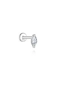 1件莫桑石耳釘，中性款，0.03-0.3CT S925純銀低過敏耳環，婚禮珠寶，D色 VVS1淨度 - 銀色 - 查看 8