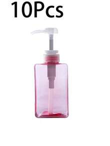 1/3/5/10 chiếc Chai bơm mini 100ml/3.4oz, hộp đựng đồ dùng du lịch nhỏ gọn bằng nhựa có thể tái sử dụng, bình đựng sữa dưỡng thể hình vuông, hộp đựng đồ vệ sinh cá nhân khi đi du lịch. - Nhiều màu - Xem 7