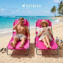 Ostrich Chaise Lounge - Tumbona Rosado - Rosa - Ver 2
