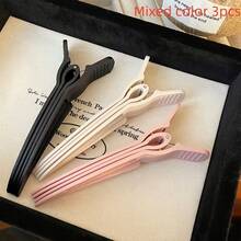 2pcs/3pcs Root Volumizing Clips, Create Korean Natural Hairstyle, 3 Colors Available. Invisible And Seamless, Perfect For Creating High Crown And Bangs. Flat Hair Savior! Long-Lasting Hold, No Hair Damage - Multicolor - View 16