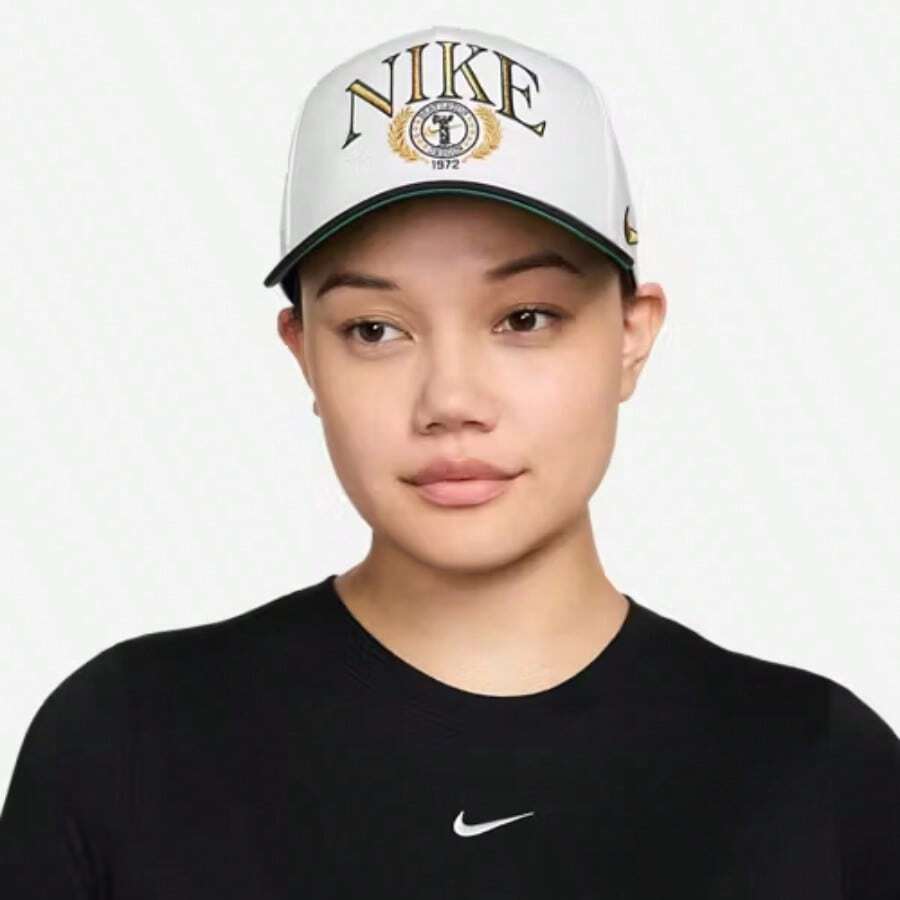 Nike GFX Rise Cap Black/Gold IH8778-010 - Platinum - View 1