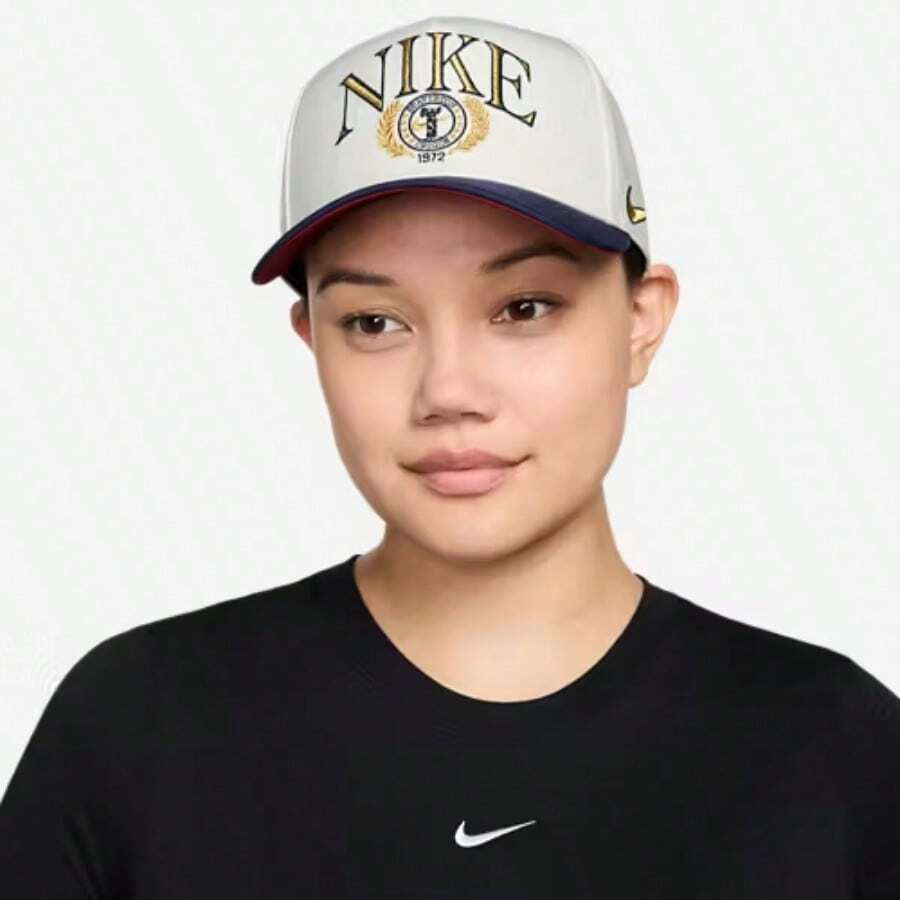 Nike GFX Rise Cap White/Black IH8778-101 - White and Yellow - View 1
