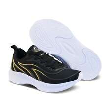 Men's Weightlifting Shoes: Soft And Lightweight Shoes + Men's Short Socks - VÀNG ĐEN - Xem 5