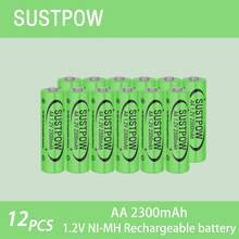 Combo de baterías recargables AA/AAA Ni-MH - 2300mAh AA y 800mAh AAA, aptas para cámaras, afeitadoras, despertadores - Ver 17