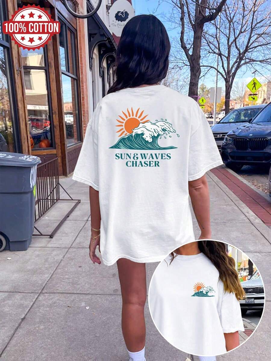 Plus Size T-Shirts - White - View 1