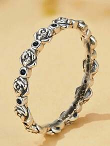1pc Elegant Ring, Suitable As Valentine's Day Gift, Wedding Anniversary Party Accessory - 1# - View 11