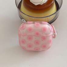 Ốp tai nghe hình tròn mực loang màu hồng và xanh dương thời trang, sáng tạo, phù hợp với Pro 3, New Pro 2, Apple 4 Minimalist 3 dễ thương, ốp tai nghe nửa vòng cá nhân hóa dành cho nữ. - Nhiều màu - Xem 11