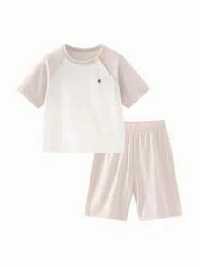 mini bala Bộ đồ ngủ mùa hè cho bé gái, mềm mại, nhanh khô, thoáng khí, chống mạt bụi, thích hợp cho bé gái. - giai điệu cà phê - Xem 1