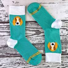 Sock Snob Talkie Socks - 1 Pack Ladies Novelty Cat & Dog Patterned Socks - Pug - View 3