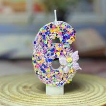 Birthday Candles Butterfly Flower Creative Ritual Surprise Birthday Cake Number Decoration Candles Flower Style Suitable For Birthday Party Cake Decoration Halloween Christmas Cake Decoration - Multicolor - View 12