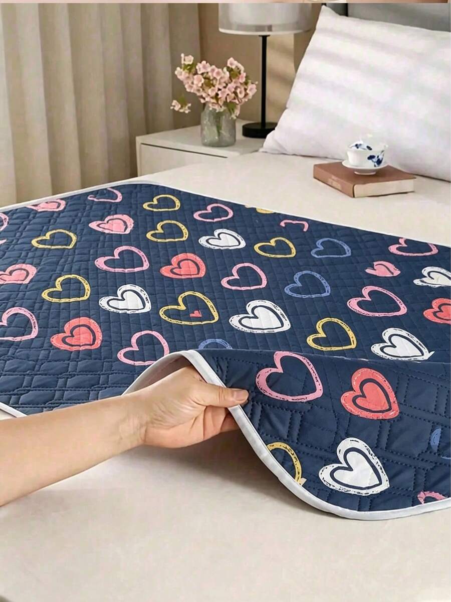 可重複使用防漏月經墊,防水可水洗床墊墊、床墊保護墊,適合女性在經期使用,適用於失禁、尿床,成人與長輩 - 彩色 - 查看 1