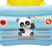 Avilia Macchina Gonfiabile Bambini Con Palline 119x79x51cm - Giallo - Visualizzare 3