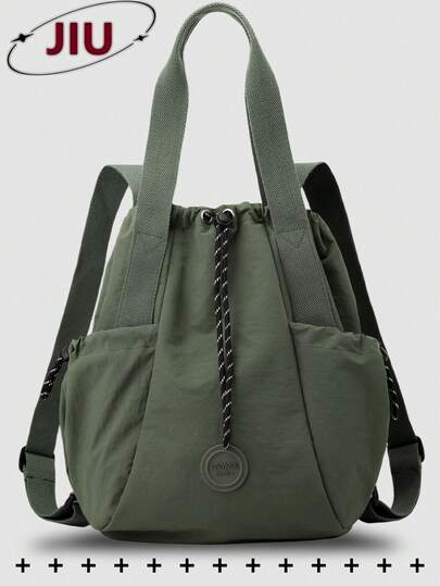 Mochila casual de nailon para mujer; mochila multifuncional para ir y venir; bolsa de viaje ligera con múltiples bolsillos; mochila minimalista de gran capacidad para estudiantes; conveniente para estudiantes, enfermeras, maestros, personas de negocios, viajes, viajes de negocios, viajes diarios, compras, oficina, citas, senderismo, entrenamiento, trabajo - mochila regalo de cumpleaños y vacaciones