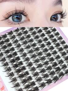 10 Pairs High Capacity! Natural Looking Fluffy & Wispy False Eyelashes, Sunflower Fairy Lashes For Slouchy Girls - View 1