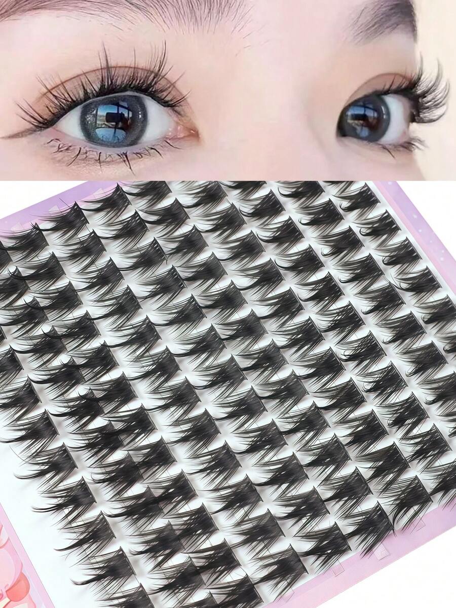 10 Pairs High Capacity! Natural Looking Fluffy & Wispy False Eyelashes, Sunflower Fairy Lashes For Slouchy Girls - View 1