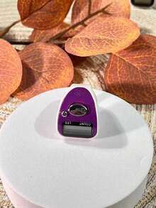 Mini Electronic Ring Counter With LED Backlight Digital Display, One-Click Reset Reusable Wearable Tally Counter, Suitable For Chanting, Handcraft, Inventory, Sports Events, Exhibitions, People Counting, Multi-Functional Daily Counter - Multicolor - View 12