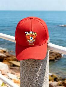 1pc Unisex Von-Dutchs Print Baseball Cap, Sun Hat, Curved Brim, Dad Cap. Suitable For Daily Use And Outdoor Activities. Outdoor Adjustable Sun Cap. Spring-Summer Travel, Tourism, Beach Vacation Hat. Y2K-Style Hats For Youth Hats, Sports Hats, Hats For Men, Caps For Men, Mens Hats, Hats For Men, Caps,Hat For Women - 紅色2 - 查看 4