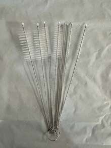 10/13件套多功能清洁刷套装，包含10个不同尺寸的刷子，厨房奶瓶刷、长吸管刷、小奶瓶刷、吸管刷、管道清洁刷，适用于清洁水壶和难以触及的区域。 - 10件套刷 - 查看 15