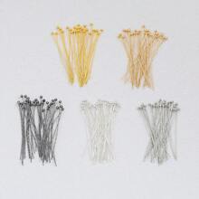 200颗彩色金属球形针，DIY珠宝制作材料，适用于手链、项链、耳环、手工串珠工艺配件 - DIY珠寶針 - 查看 5