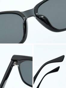 2 Pairs Men's Modern Minimalist Style Personalized Fashion , Suitable For Music Festivals, Street Photography, Beach Accessories - 2pcs 黑灰 - 查看 5