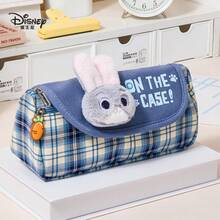 Disney Disney 迪士尼卡通翻盖铅笔盒，可爱疯狂动物城设计学生文具收纳袋，大容量高中铅笔袋 - 單件 - 查看 7