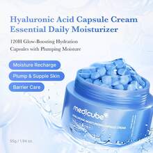 Medicube Hyaluronic Moisturizing Capsule Cream 55g - Moisturizing Cream With Hyaluronic Acid Capsules - Hyaluronic Acid - View 1