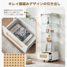 Storage Cabinets - White + MDF+Glass1 - View 4