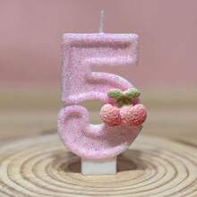 Creative Cherry Number Candles For Birthday Cake, Suitable For Birthday Party Cake Decoration, Halloween And Christmas Cake Decoration - Multicolor - View 8