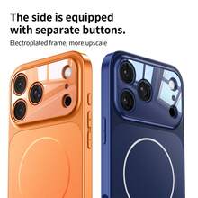 ASUS Phone Case Compatible With Iphone 17 Pro Max / IPhone 17 17Pro / IPhone 18 Pro / 18Pro Max, Full Coverage Design, Lens Protection Film Included, Magnetic Charging Support, Integrated Matte Texture, Lightweight Anti-Drop Phone Case, Champagne / Dark Blue / Orange Available - Champagne - View 3