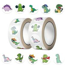 SCXXBSW 500 adesivos por rolo. Adesivos de desenho animado para decorar celulares, tablets, garrafas de água, estojos, malas e outros objetos. - Multicolorido - Ver 11