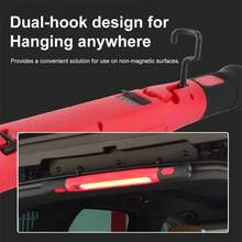 Multifunctional Emergency Repair Work Light With COB LED, Magnetic Flashlight With Hook, Portable Rechargeable Outdoor Light & Car Power Bank - A - View 8