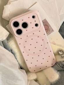 闪亮磁性卡通手机壳，兼容 17 Pro Max/16 - 粉色 - 查看 2