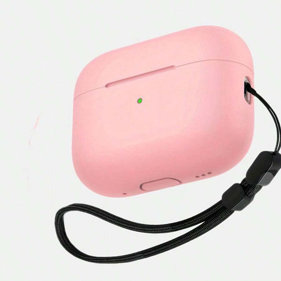 Keychain,Lanyard Compatible With AirPods Pro 2/Pro 3, Nylon Adjustable Cord & Silicone Protective Case, No Ear Hook