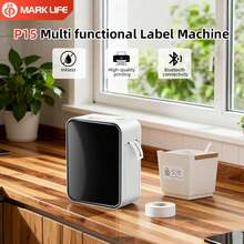Marklife P15 Label Printer, Inkless Printer, Portable Wireless Printer, Provides Multiple Phone Templates, Suitable For Office, Home And Organization Use, Rechargeable Via USB, Suitable For Can Labels And Name Labels - Multicolor - View 3