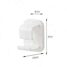 No Drill Wall Mount Basin Hook, 1Pc Self-Adhesive Heavy Duty Face Basin Holder For Bathroom, Towel Sink Storage Rack, White - White - View 2