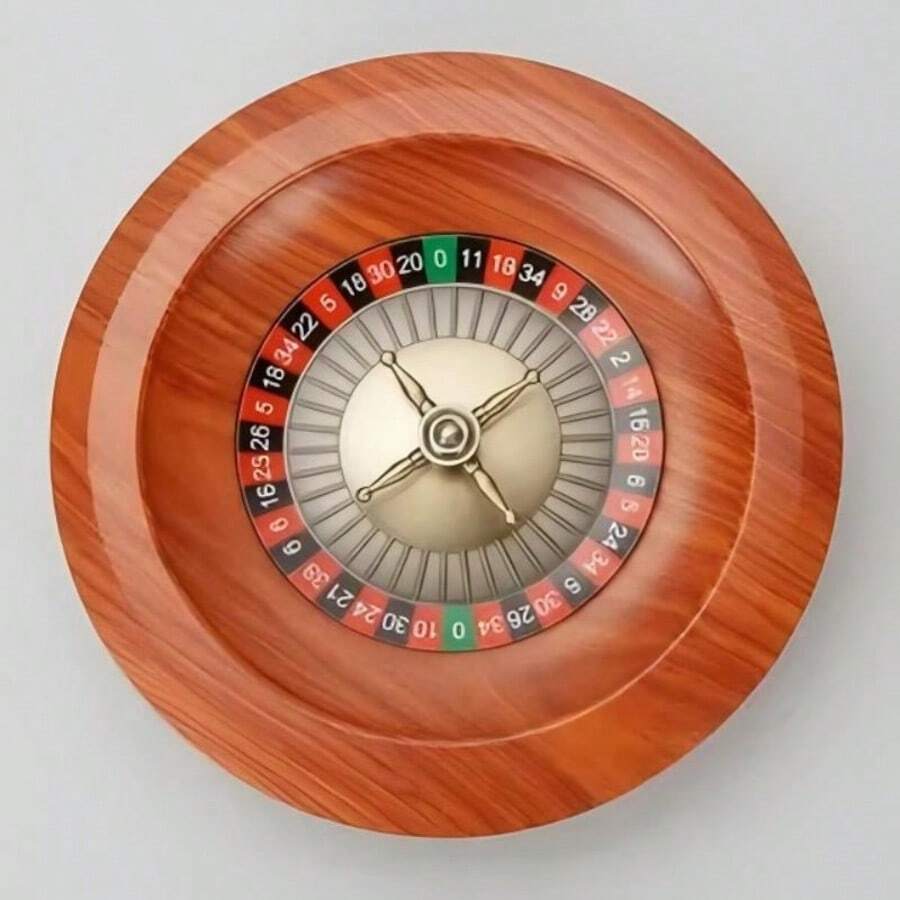 1pc 12-Inch Russian Roulette Wheel, Suitable For Lively Party Atmosphere, Lightweight And Portable