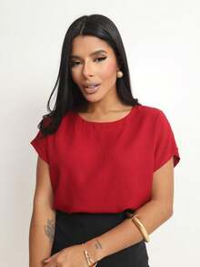 Basic Cropped Top With Perfect Fit, Factory Price - Get Yours Now! - Red - View 1