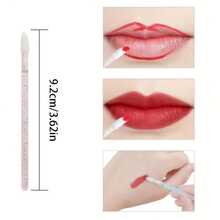 50/100 Stück Einweg-Lippenpinsel Set, Lippenstift & Lipgloss Applikator, perfektes Make-up Formungswerkzeug, Nylonborsten, ABS Griff, parfümfrei geeignet für alle Hauttypen - Mehrfarbig - Übersicht 5