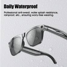 Nuevas gafas inteligentes para hombres y mujeres, asistente de voz, batería de gran capacidad de 260mAh, larga duración en espera, respuesta de llamadas, traducción en tiempo real, control de música, búsqueda inteligente, control táctil preciso, conversación, operación de control inteligente, regalo de cumpleaños perfecto, adecuado para el uso diario y al aire libre - Ver 6