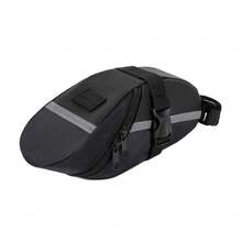 2PCS NEW Bike Seat Waterproof Bags Bicycle Storage Saddle Bag Cycling Rear Pouch - Black - View 2