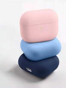 可爱粉色防刮耳机保护套，适用于无线蓝牙耳机，兼容Pro 2/3软壳1/2/4/3 - 粉色 - 查看 6