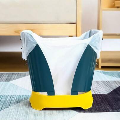 2 chiếc thùng rác gia đình điều chỉnh kích thước, giỏ đựng giấy vệ sinh nhà bếp, phòng tắm, giá đựng túi rác văn phòng kiểu dáng sáng tạo, thùng rác