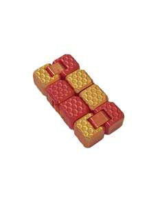 1pc Honeycomb Textured Mini Transformable Magic Cube, Fidget Toy, Textured Infinite Rotation Stress Relief Toy, Desktop Finger Toy - Multicolor - View 7