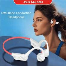 ASUS G203 Headphone Bluetooth Konduksi Tulang Tahan Keringat untuk Lari dan Olahraga dengan Daya Tahan Baterai Lama, Suara Berkualitas Tinggi, Bahan Lembut, Mirip Airpod 2026, Earphone Bluetooth Nirkabel Tipe Leher ASUS Terbaru untuk Remaja - View 1