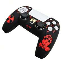 Suitable ForPS5 Game Controller Shell Skin Controller Touchpad Sticker Robot Themed Soft Silicone Protective Cover - View 2